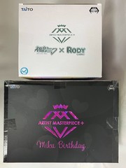 Hatsune Miku AMP+ Figure Set Birthday 2025 & Rody Ver TAITO Sealed Box Damage