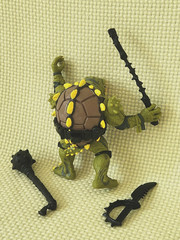Vtg 1991 TMNT Tokka Figure 100% COMPLETE Playmates Ninja Turtles Secret of Ooze