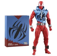 Mess Toys Spider-Man Scarlet Hero Ben Reilly Scarlet Spider-Man 7″ Action Figure