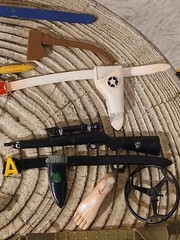 Vintage 1966 Ideal Captain Action Accessories parts lot
