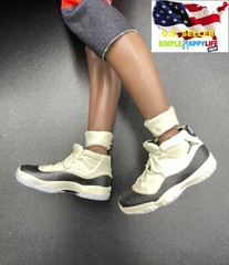 1/12 white sneaker shoes for Marvel Legends Miles 6″ figure TM01A TM02A ❶USA❶