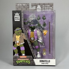 BST AXN TMNT Street Style Letterman Jacket 5″ 4-Pack Action Figure Bundle – New