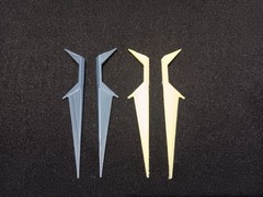 Blackstar star sword Black Star custom replacement gray & glow yellow swords lot