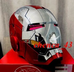 US!!! Autoking Iron Man Helmet MK5 1/1 Voice-controll Mask or Reactor Base Stand