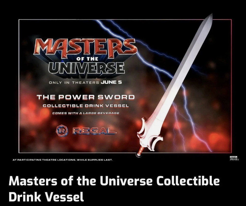Original Masters Of The Universe He Man Power Sword Cup Ready to Ship 114CM