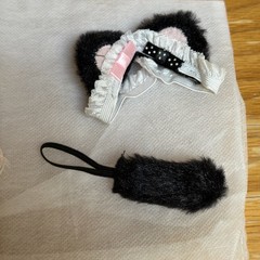 Custom Made French Maid Dress Set Outfit For Macaron , Salon series Plush
