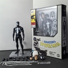 Spider-Man Black Costume Spiderman 6″ Action Figure CT Toys #147 New In Box