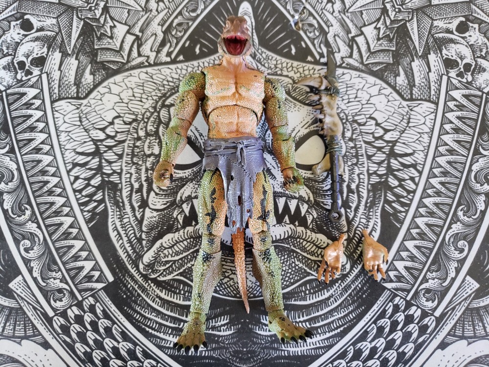 Harvinger Studio Crucible Lemurian Savage 1/12 Action Figure w/ replacement feet
