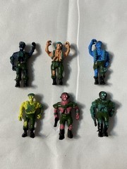 BONE BRIGADE LOT 1995 Jasman Ghost Battalion Skeleton Gumball SET of 6 Vintage