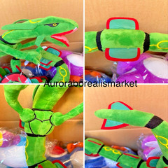 Adorable Anime Green Rayquaza Plush Stuffed Animal Plushie Doll Toy 30 inches