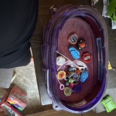 Beyblade Arena With Beyblades