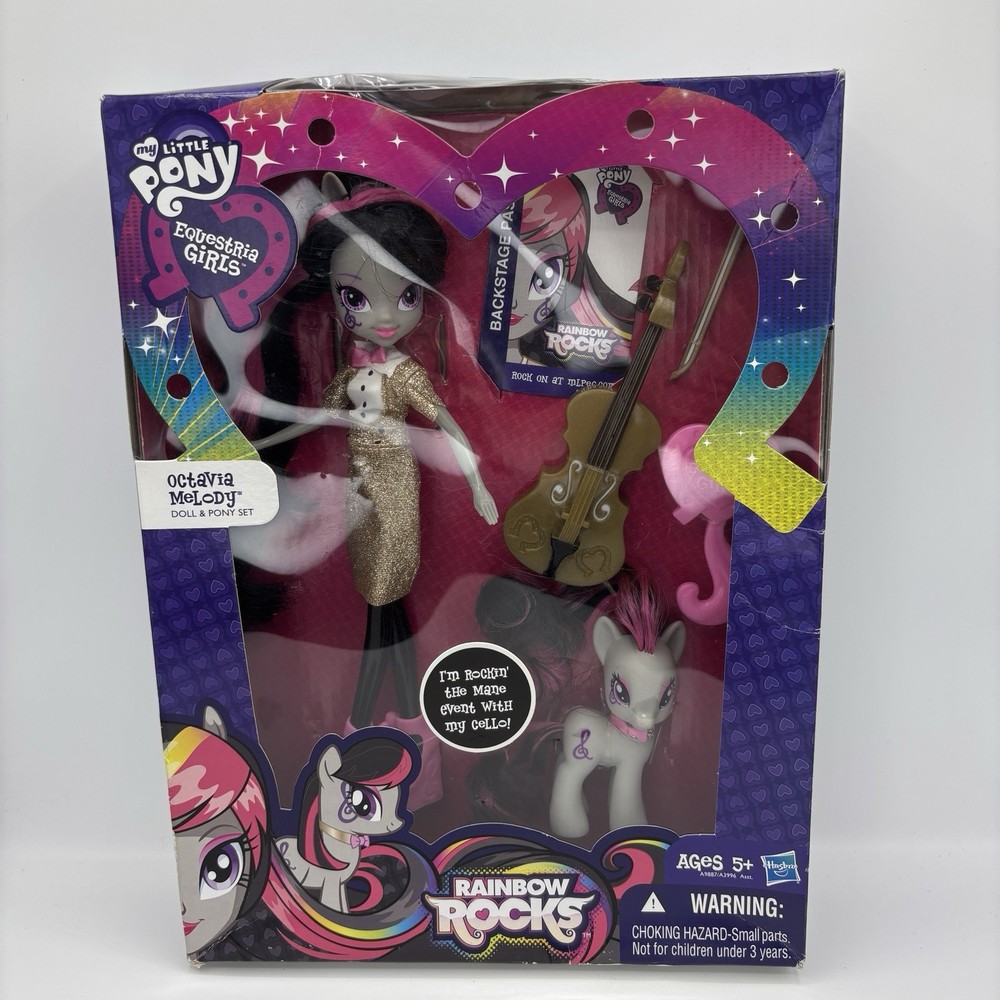 My Little Pony Equestria Girls Rainbow Rocks Octavia Melody Doll & Pony Set 2014