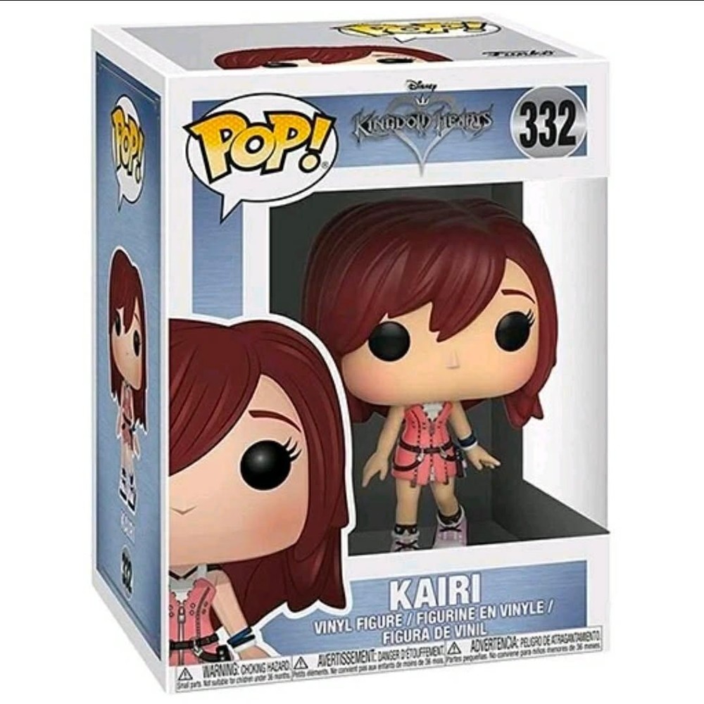 Funko Pop Kingdom Hearts Kairi 332 Vinyl Figure Disney Square Enix Pink Vaulted