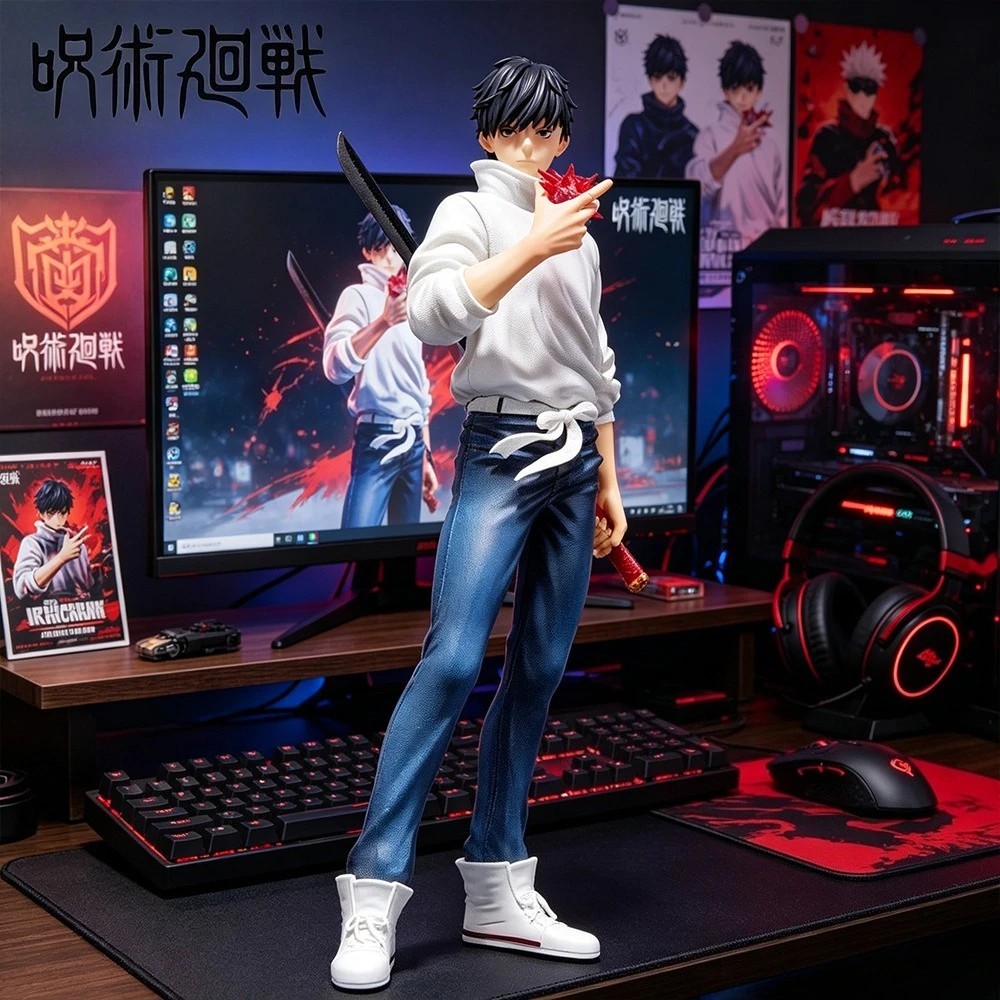 21cm/8.27in Jujutsu Kaisen Figure Okkotsu Yuta Statue Ornamen Model Toys Gifts