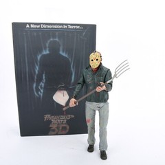 Friday The 13th Part 3 Ultimate Jason Voorhees w/Weapons 7″ Action Figure Toys