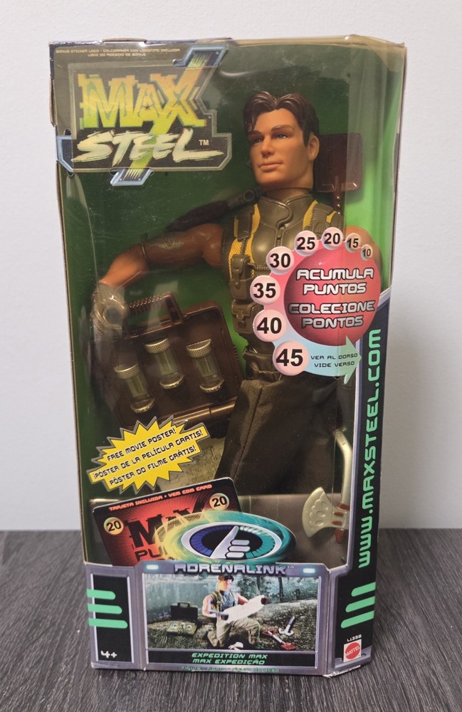 2007 RARE Max Steel Expedition Max Figure Collectible New Mattel L1358 NEW