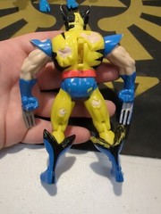 ToyBiz X-Men Battle Ravaged Wolverine 1994 & Mutant Flipping Power Beast 1995