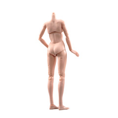 USA 1/6 Female Pale Suntan Large Chest Flexible Body 12inch Action Figure Model