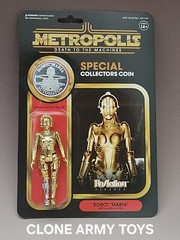 SDCC Super7 Exclusive Metropolis Maria Robot 3.75 ReAction 2019 Frm Factory Case