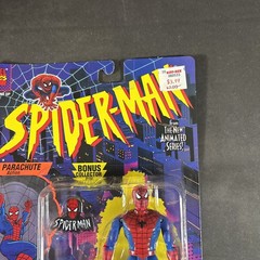 WEB PARACHUTE ACTION FIGURE SPIDER-MAN NEW TOY BIZ VINTAGE ANIMATED SERIES 1994