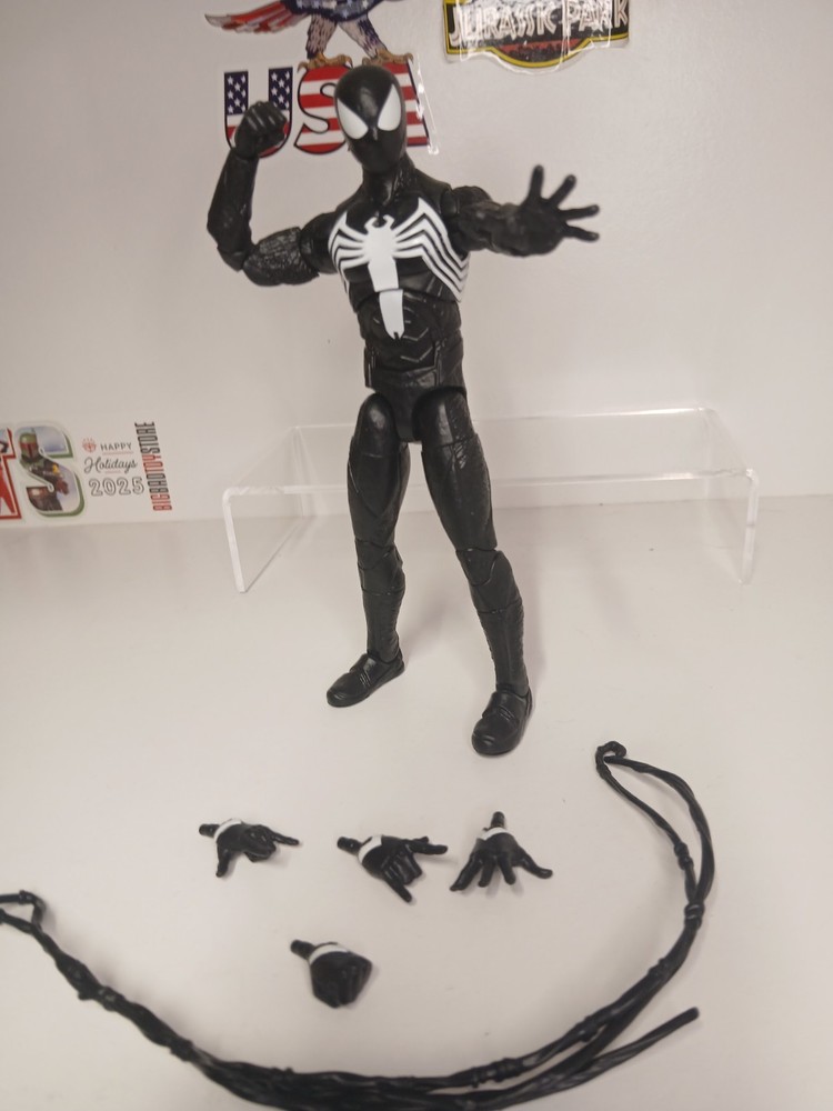 Marvel Legends Gamerverse Spider-Man 2 PETER PARKER Black Suit Figure Loose
