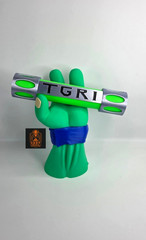 TGRI Ooze Canister LED Light With Hand Stand Teenage Mutant Ninja Turtles TMNT