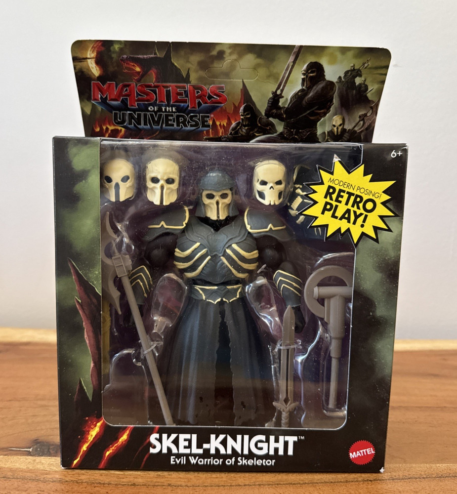 Masters of the Universe 2026 Movie Origins Deluxe Skel-Knight – New Some Wear