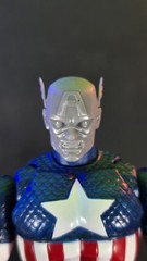 Custom 3D-printed Mafex Marco Checchetto Styled Captain America Heads