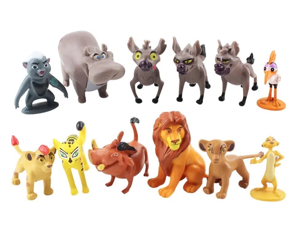 Lion King Playset Set of 12 Figures Cake Topper Figure Set Free Ship