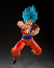 BANDAI S.H.Figuarts Super Saiyan God SS Son Goku Blue Power Transcending Limits