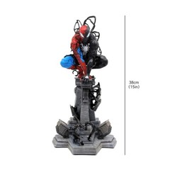 Symbiotic Spider-Man Venom Figure LED 15in Statue PVC Marvel Model Collectables