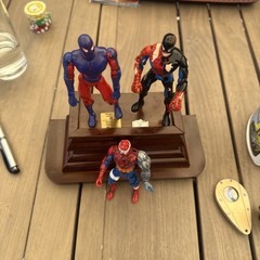 Vintage 90’s Toy Biz Spider-Man Figures x3 Inverse, Cyborg & 2099 Figures