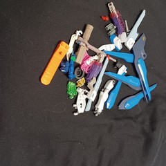 = TRANSFORMERS POWER RANGERS GUNDAM MODEL KIT TOY PARTS ACCESSORY 29 PCS