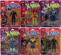 Marvel Legends Uncanny X-Men Retro 6″ Set of 6 Figures Phoenix Spiral Wolverine