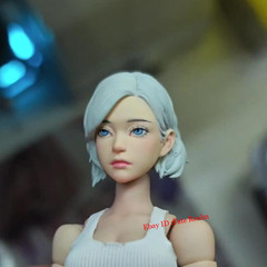1/12 Modern Girl Female Head Carving For 6″ Romankey CFTOYS Figure Body