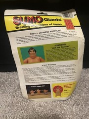 Vintage Arco Sumo Giants Komusubi Action Figure RARE 1986