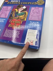 1997 Toy Biz Marvel’s Famous Couples Gambit & Rogue Limited 1/24000 Open Box New