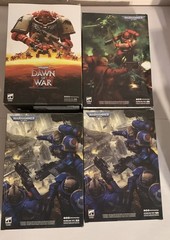 4x McFarlane Warhammer 40,000: Captain Cyrus Elite, Blood Angel, Ultra Marines