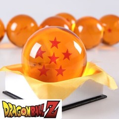New Dragon Ball Z Stars Crystal Glass Ball 7pcs with Gift Box LARGE 76MM