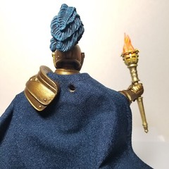 Custom Wired Cape fits Gold Knight & 1.0 body Mythic Legions Fodder CAPE ONLY