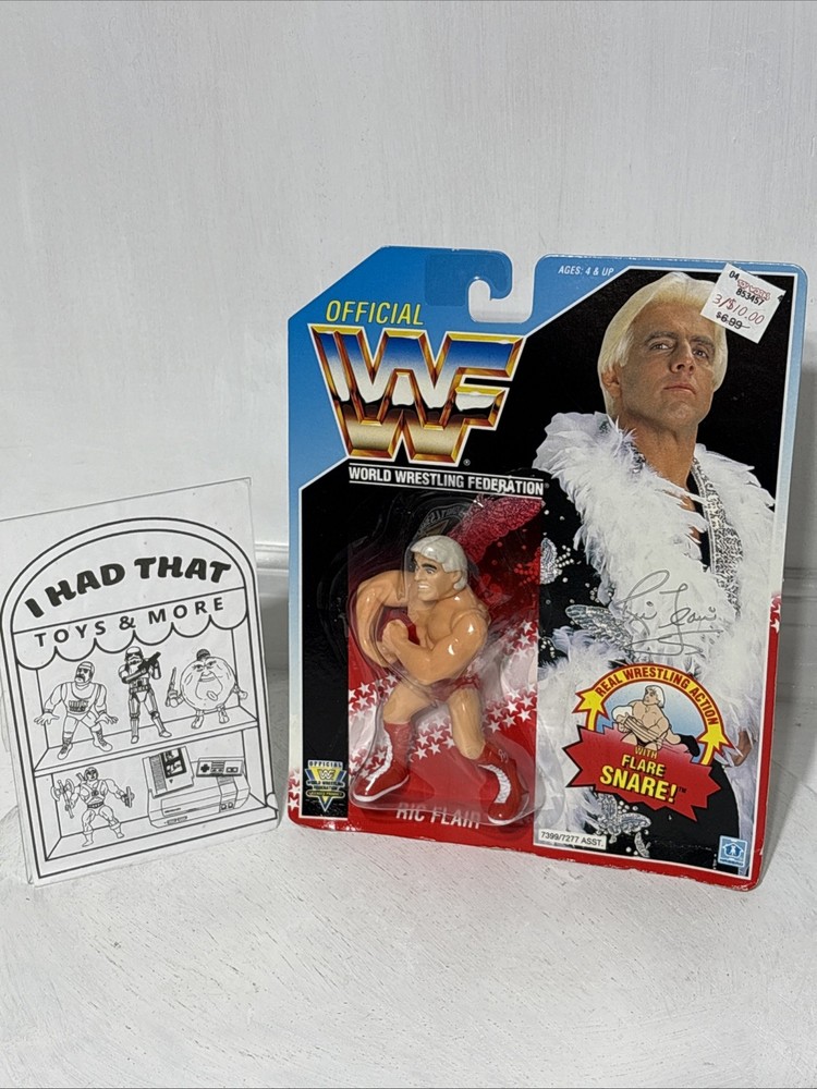 Ric Flair WWF Wrestling Action Figure 1992 Hasbro Action Figure NEW SEALED