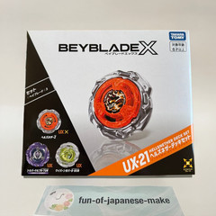 TAKARA TOMY BEYBLADE X UX 21 Hells Nether Deck Set NEW Silverwolf Wyvernhover JP