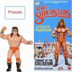 LJN WWE Superstars Series 2 Ultimate Warrior 1980s Retro 8″ – PRESALE