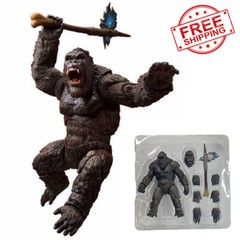 King Kong Monster Gorilla 5″ Action Figure w/Battle Axe VS Godzilla Bulk Pack