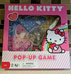 Hello Kitty Pop Up Board Game Girls Multicolor 2-4 Players 4+ Years Complete