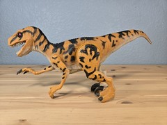 Vintage Lot of 7 Large Jurassic Park Dinosaurs T-Rex Thrasher Ripper Re-Ak A-Tak