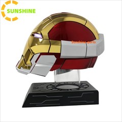 Iron Man MK17 Heart Breaker Helmet Gold English 1/1 Wearable Voice-control Props