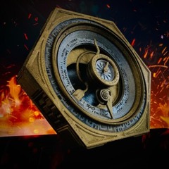Archimedes Dial (Painted) – (Life Size – 1:1 Scale)