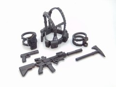Custom 1:12 Load-Out Weapons and Accessory Set for 6″ GI JOE Classified Figures
