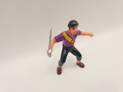 Purple pirate crew mate scary villain toy figure